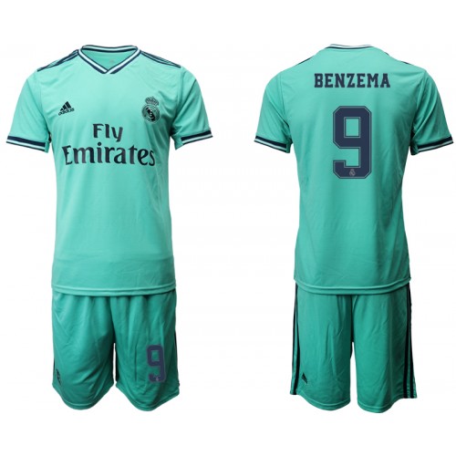 Real Madrid Dres BENZEMA 9 Dječji Treći 2019/20 Kratkih Rukava Real Madrid Dres BENZEMA 9 Dječji Treći 2019/20 Kratkih Rukava